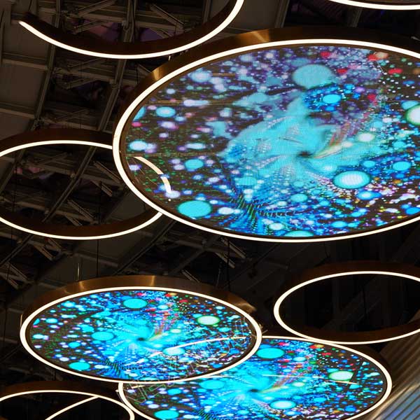 Ceiling-Type-Round-LED-Display