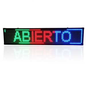 Three-color-Programmable-LED-signage