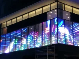 transparent-led-window-display-Building-Glass-Wall