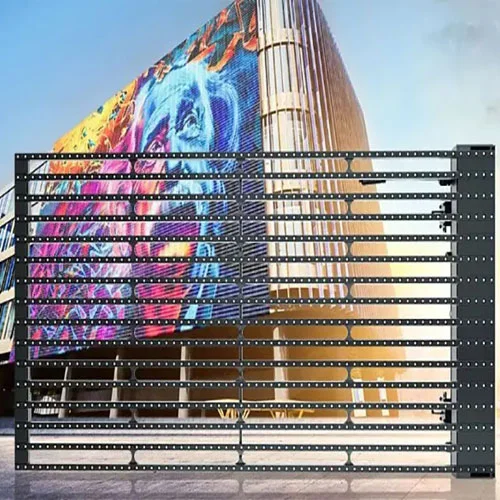 شاشة LED خارجية شفافة