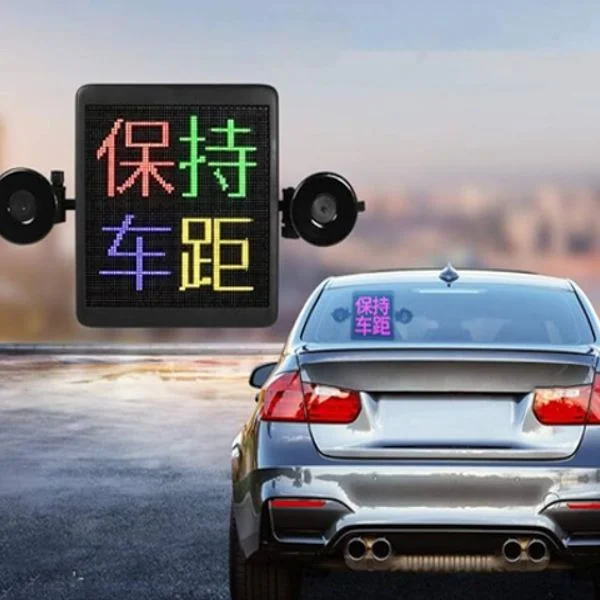 Affichage LED Emoji pour voiture (1)